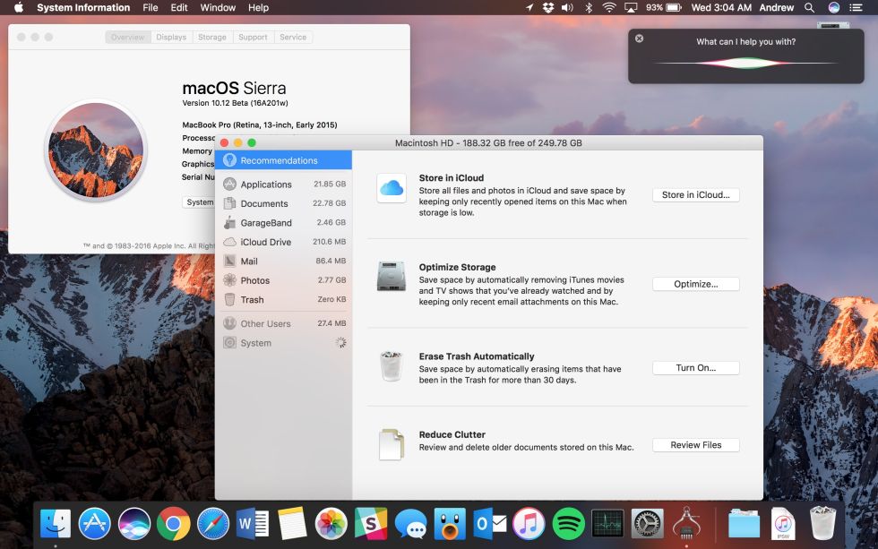Mac high sierra update problems